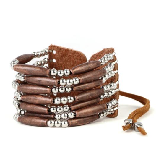 Cowgirl Confetti Brown Beauty Mark Cuff Women's Bracelet CCCUF122