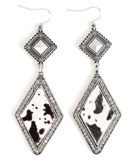 Cowgirl Confetti Rhinestone Cowgirl Earrings CCERR95