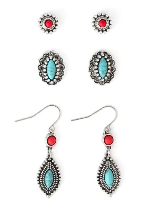 Cowgirl Confetti Without a Hitch Earring Set CCER101