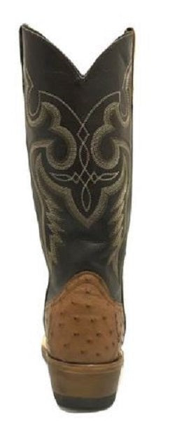 Cowtown Men's Brown 4-Piece Ostrich Leather Western Boots W174