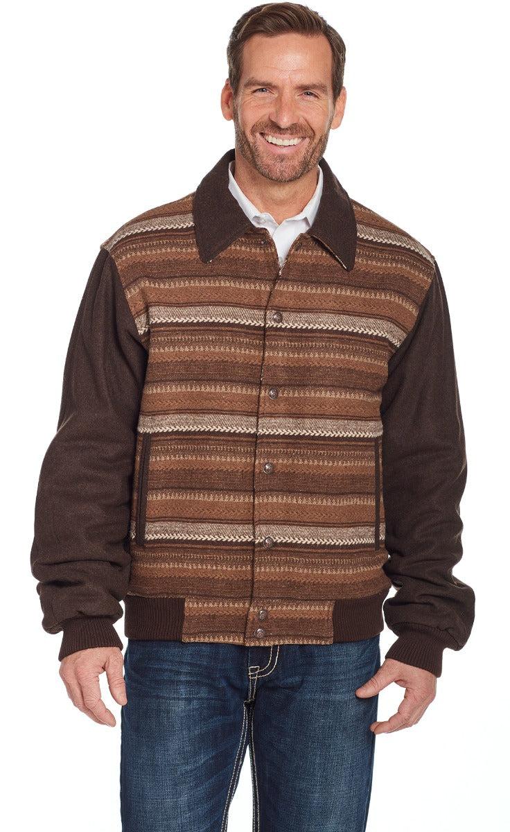 Cripple Creek Men's Blanket Print Bomber Jacket CR40249-25