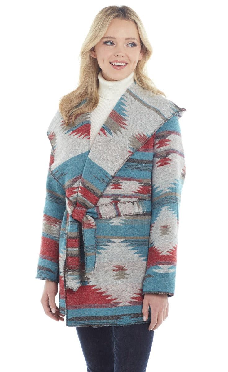 Cripple Creek Women's Hooded Wrap Jacket CR15649-09