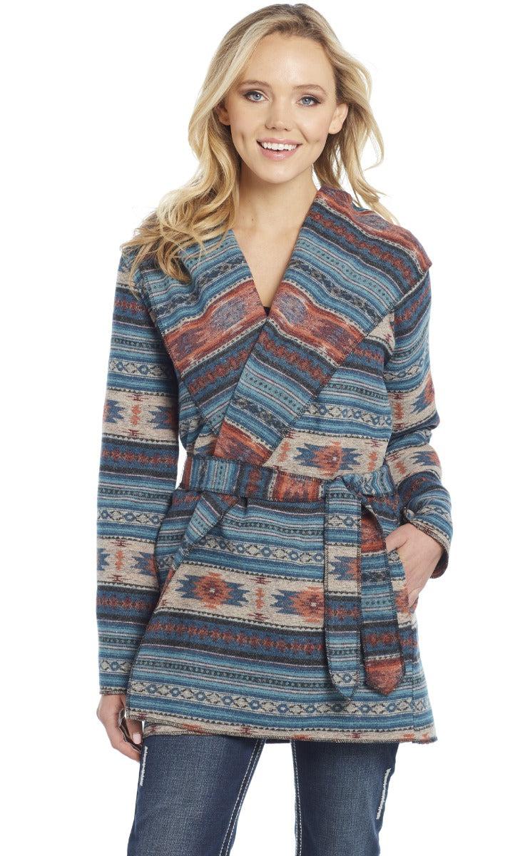 Cripple Creek Women's Hooded Wrap Jacket CR15649-17