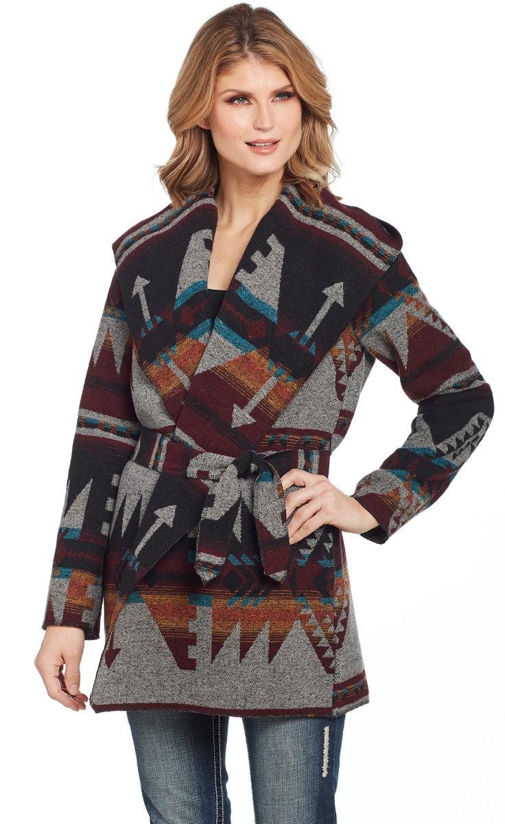 Cripple Creek Women's Hooded Wrap Jacket CR15649-67
