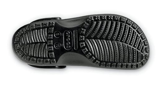 Crocs Black Classic Womens Comfort Clogs 10001-001L