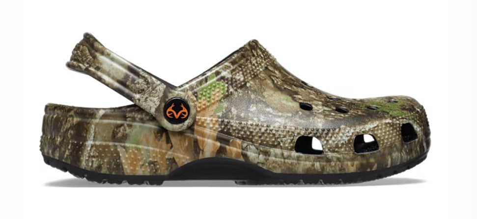 Crocs Khaki Camouflage Classic Realtree V2 Mens Clogs 12132-260