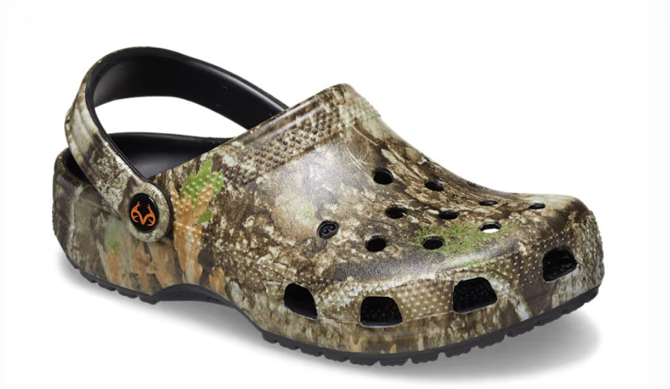 Crocs Khaki Camouflage Classic Realtree V2 Mens Clogs 12132-260