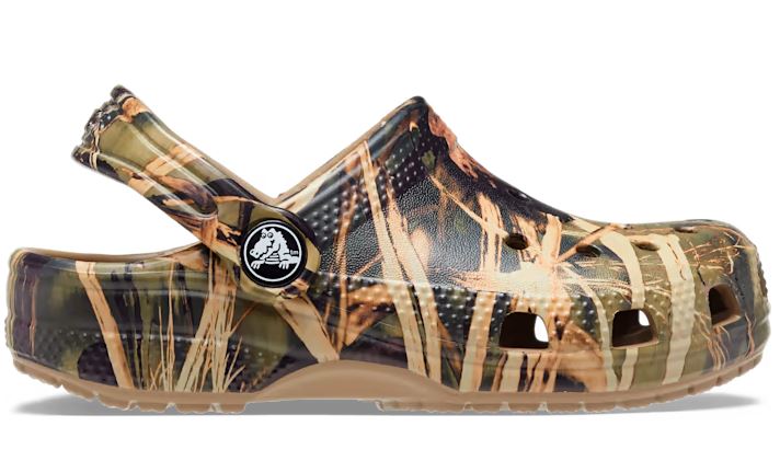 Crocs Khaki Toddler Classic Realtree Clog Shoes 207092-260