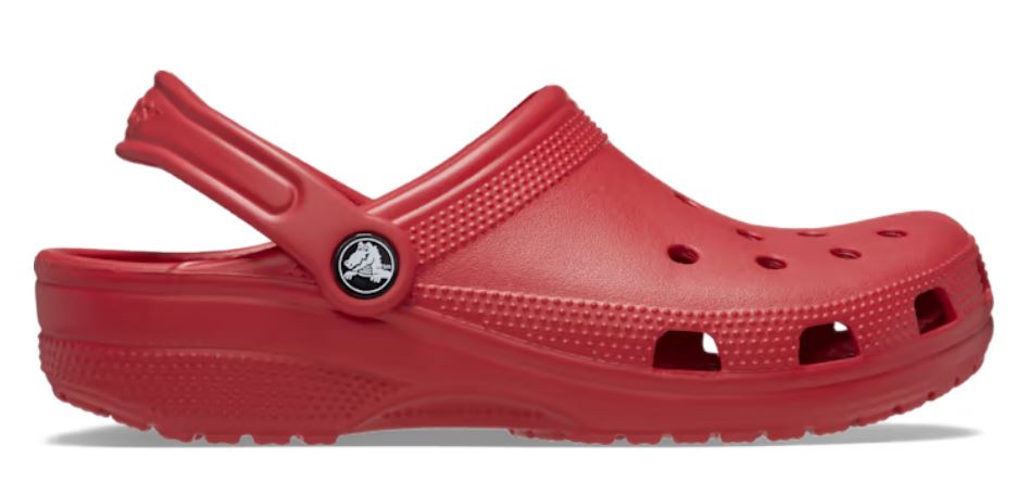 Crocs Varsity Red Women's Classic Clogs 10001-6WC