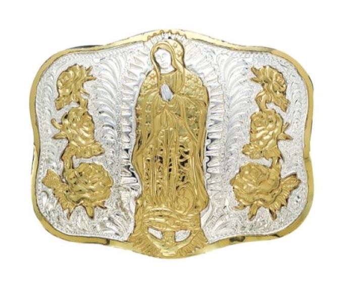 Crumrine Virgin of Guadalupe Men's Buckle C11288