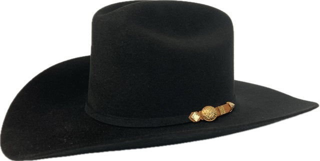 Cuadra Black 10 X Ostrich Felt Hat (see description for material details) CF10030240.OSTR