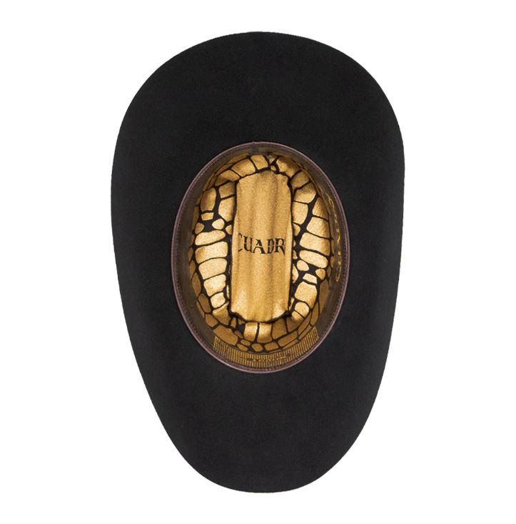 Cuadra Black 1000X King Black Felt Western Hat CF1M030240.KING