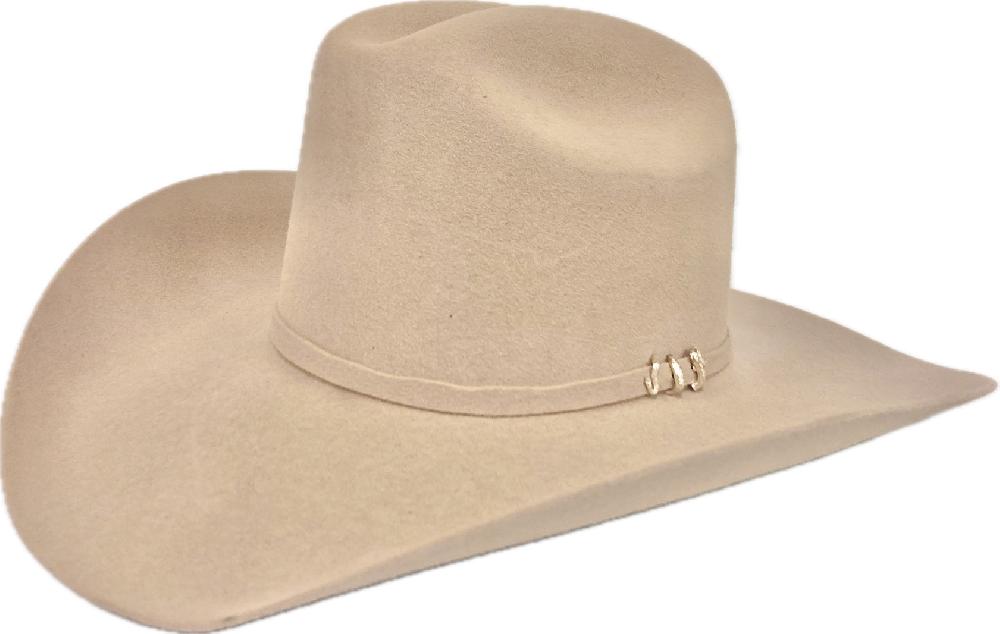 Cuadra Silver Belly 5X Python Cattleman Western Hat with 3 pc Python Buckle Set CF05021240.PYTH