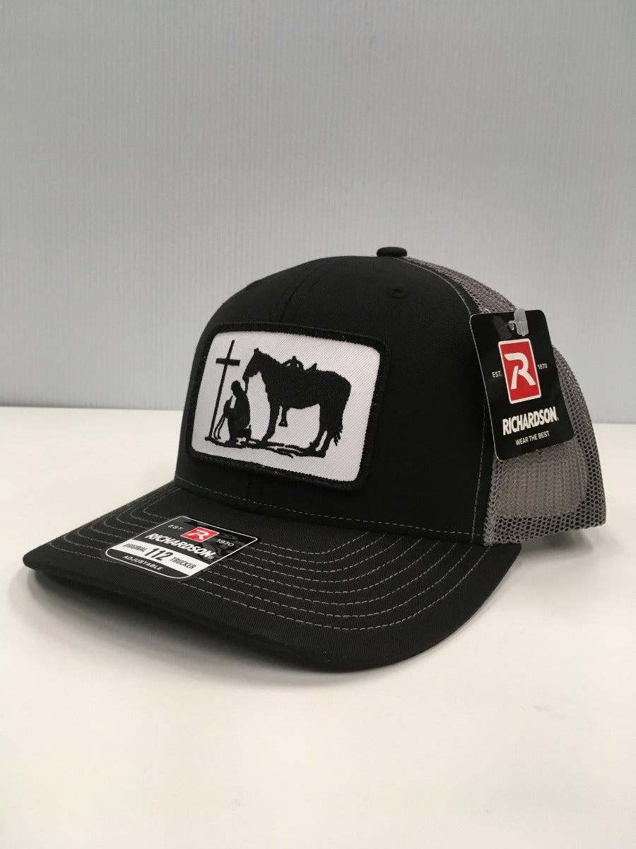 Dally Up Black and Silver Praying Cowboy Cap DALLY171