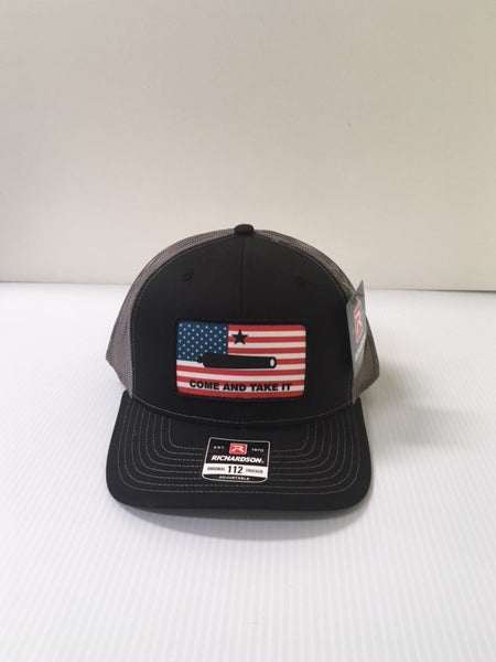 Dally Up Black/Charcoal Richardson 112 Original Trucker Cap DALLY 444