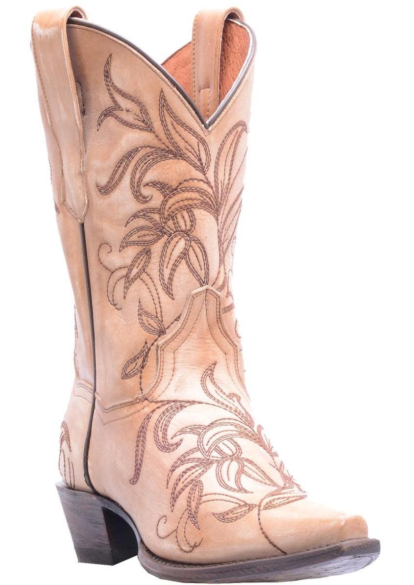Dan Post Bone Nora Womens Snip Toe Western Boots DP3733