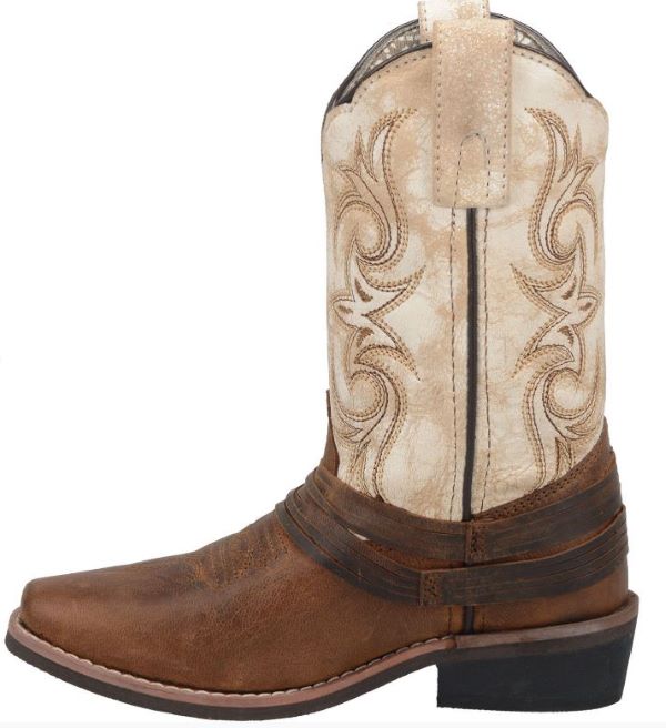 Dan Post Brown And White Lil Myra Girls Boots DPC2911