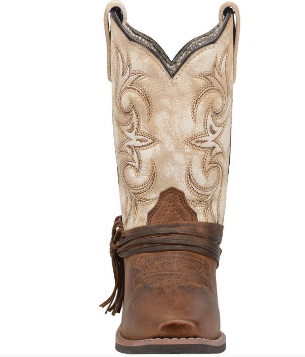 Dan Post Brown And White Lil Myra Girls Boots DPC2911