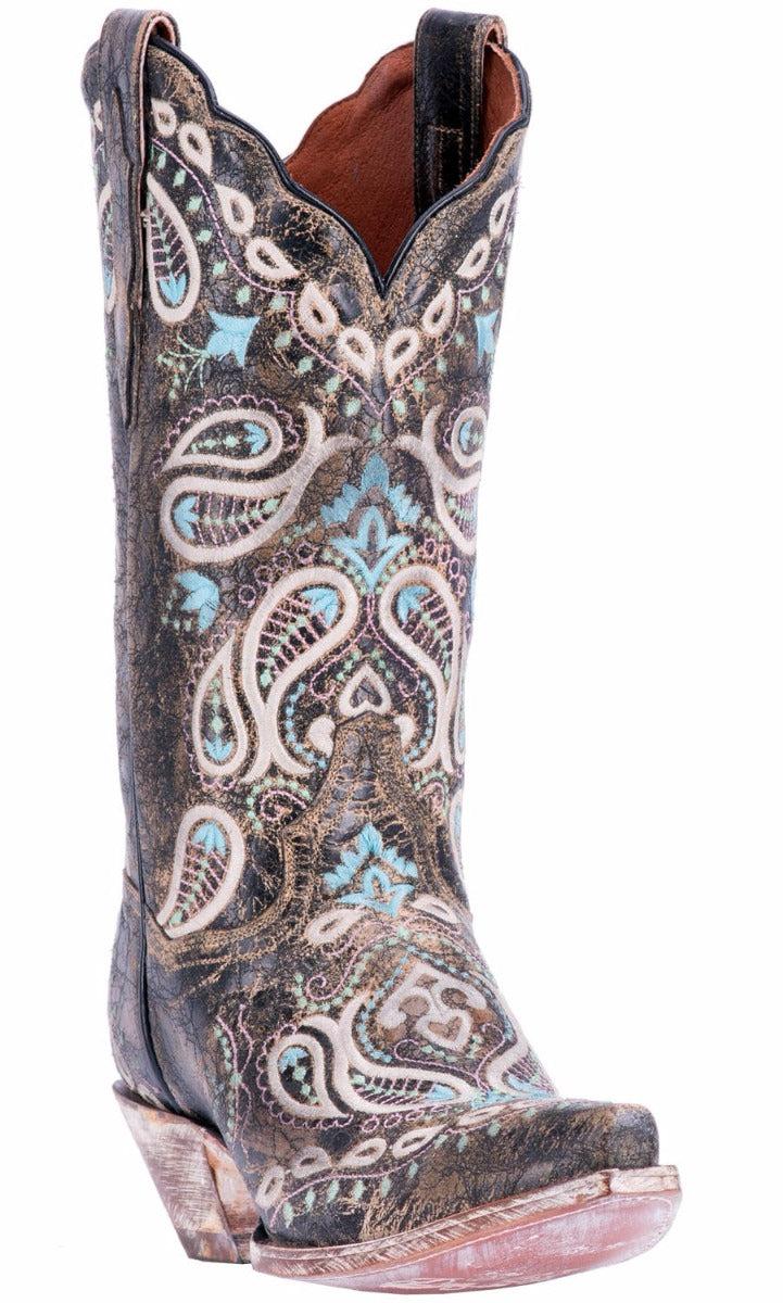 Dan Post Brown Julissa Snip Toe Womens Western Boots DP4023