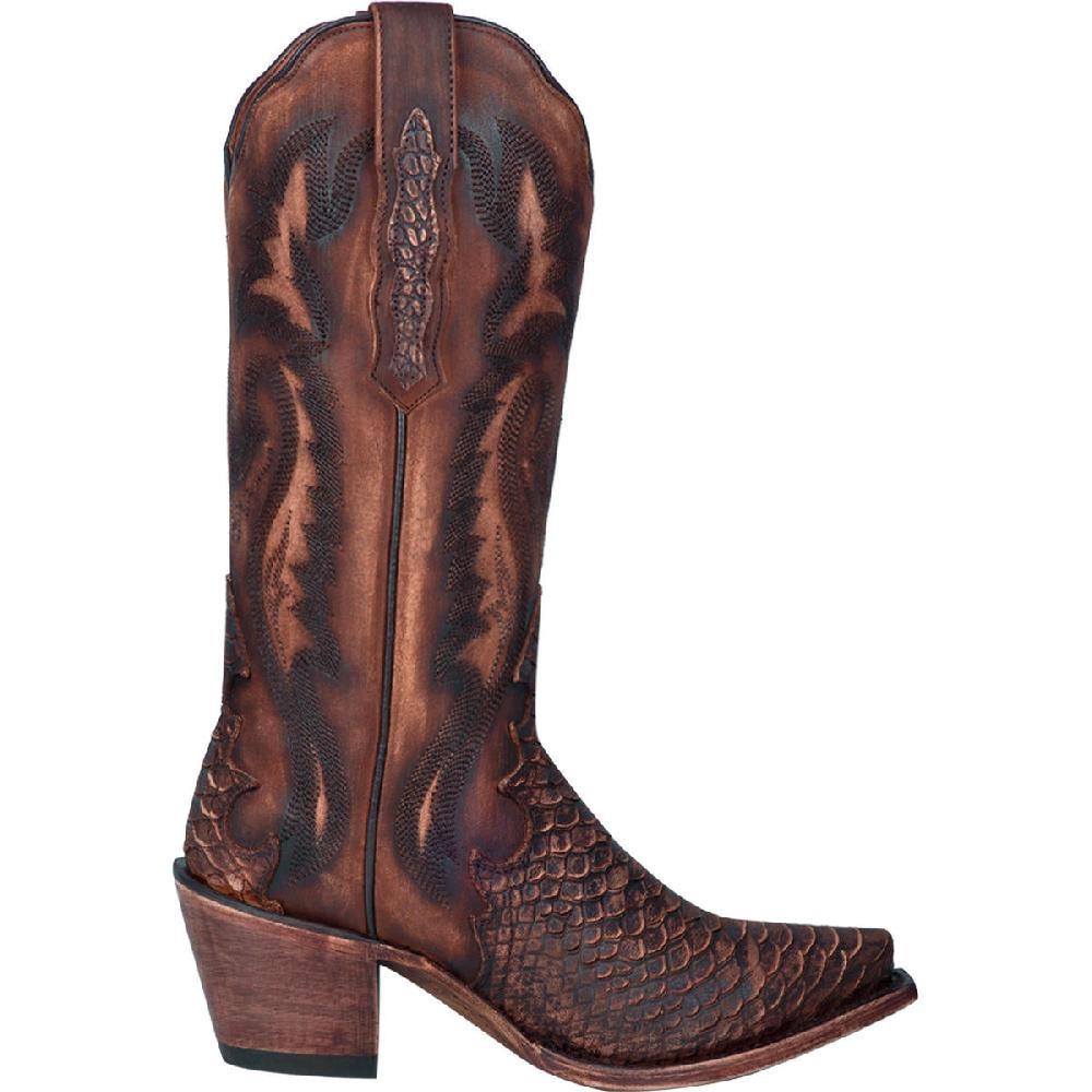 Dan Post Brown Lauryn Womens Snip Toe Boot DP3784