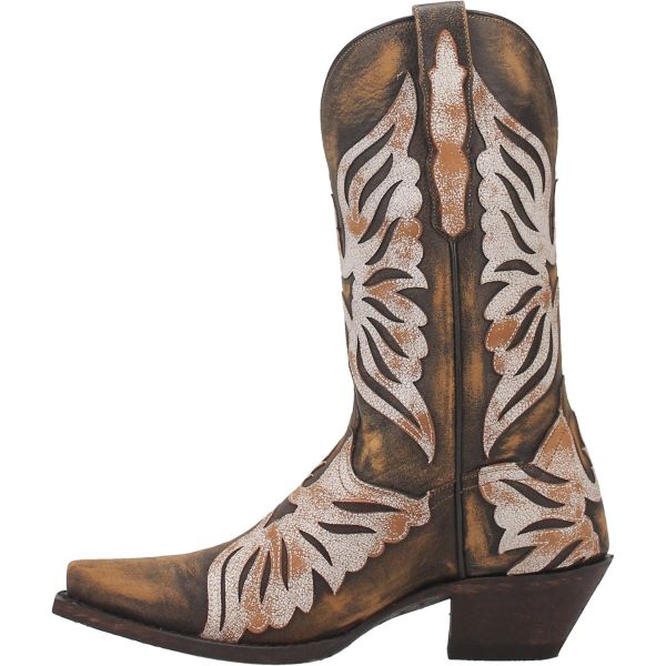 Dan Post Brown Ndulgence Womens Leather Snip Toe Western Boots DP4359