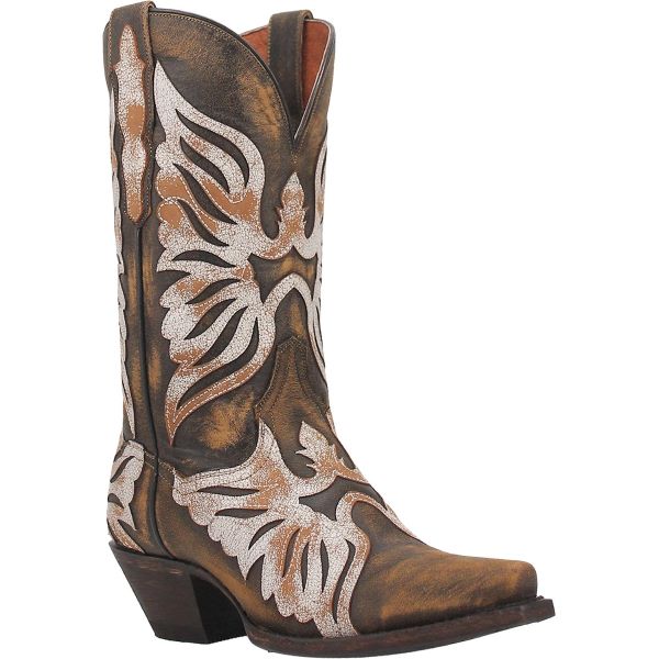 Dan Post Brown Ndulgence Womens Leather Snip Toe Western Boots DP4359