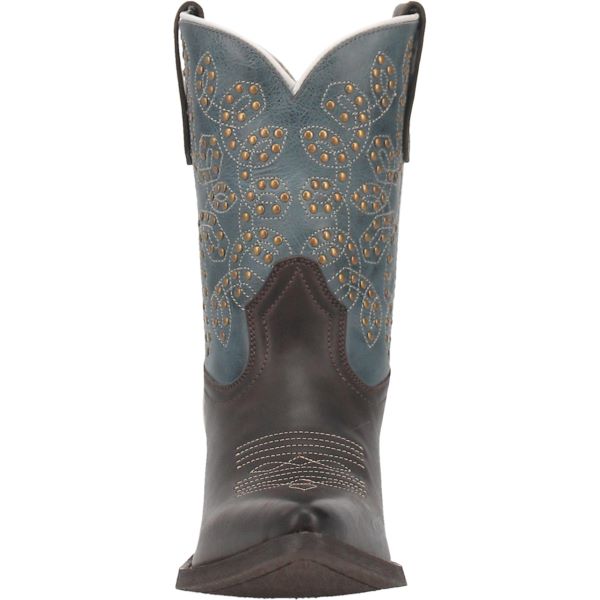 Dan Post Chocolate And Turquoise Randee Womens Western Boots LA1035