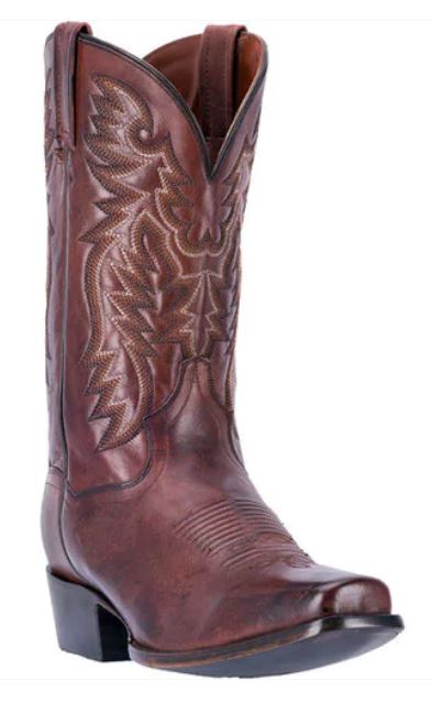 Dan Post Chocolate Brown Mens Centennial Square Toe Western Boots DP2154