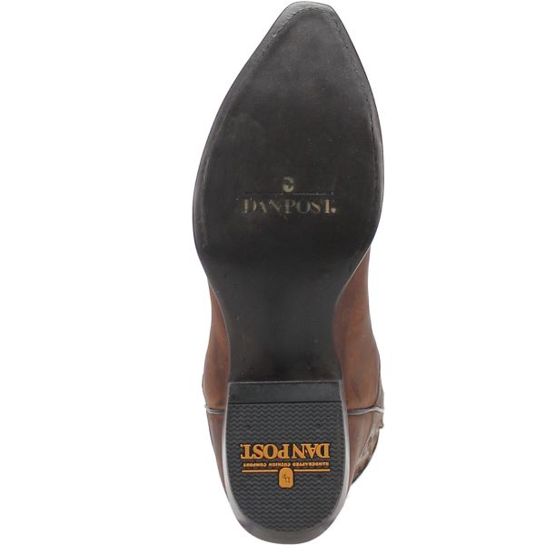 Dan Post Dark Tan Denton Mens Western Boots DP3179