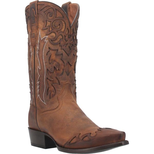 Dan Post Dark Tan Denton Mens Western Boots DP3179