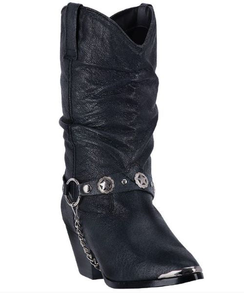 Dan Post Dingo Black Olivia Womens Fashion Western Boots DI522