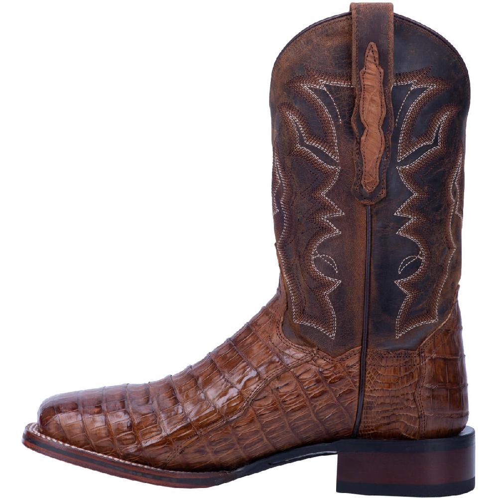 Dan Post Kingsly Caiman Mens Square Toe Western Boots DP4807