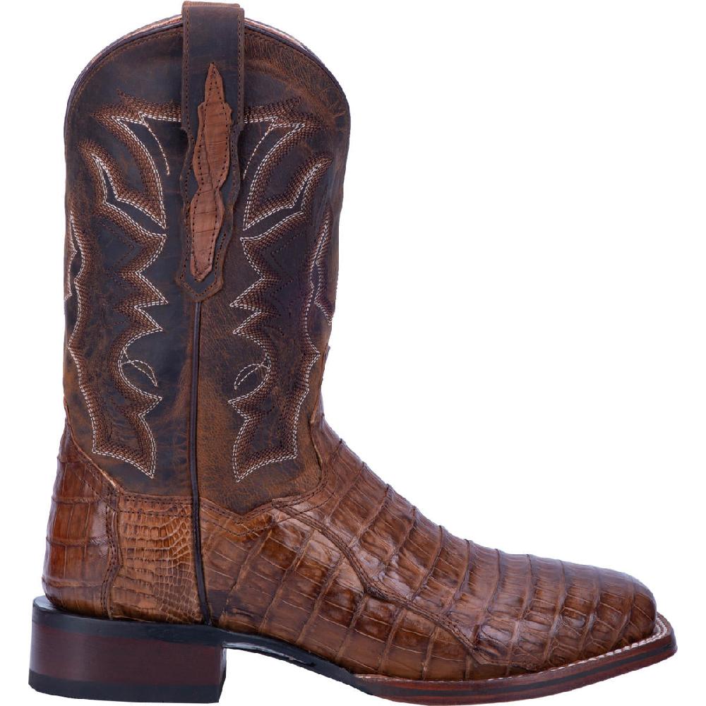 Dan Post Kingsly Caiman Mens Square Toe Western Boots DP4807