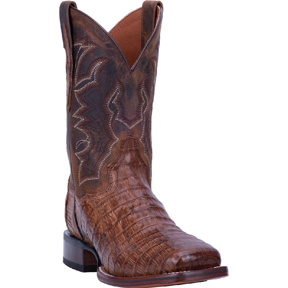 Dan Post Kingsly Caiman Mens Square Toe Western Boots DP4807