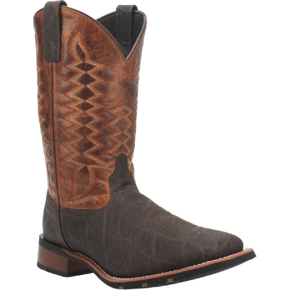 Dan Post Laredo Brown Broad Square Toe Mens Boots 7855
