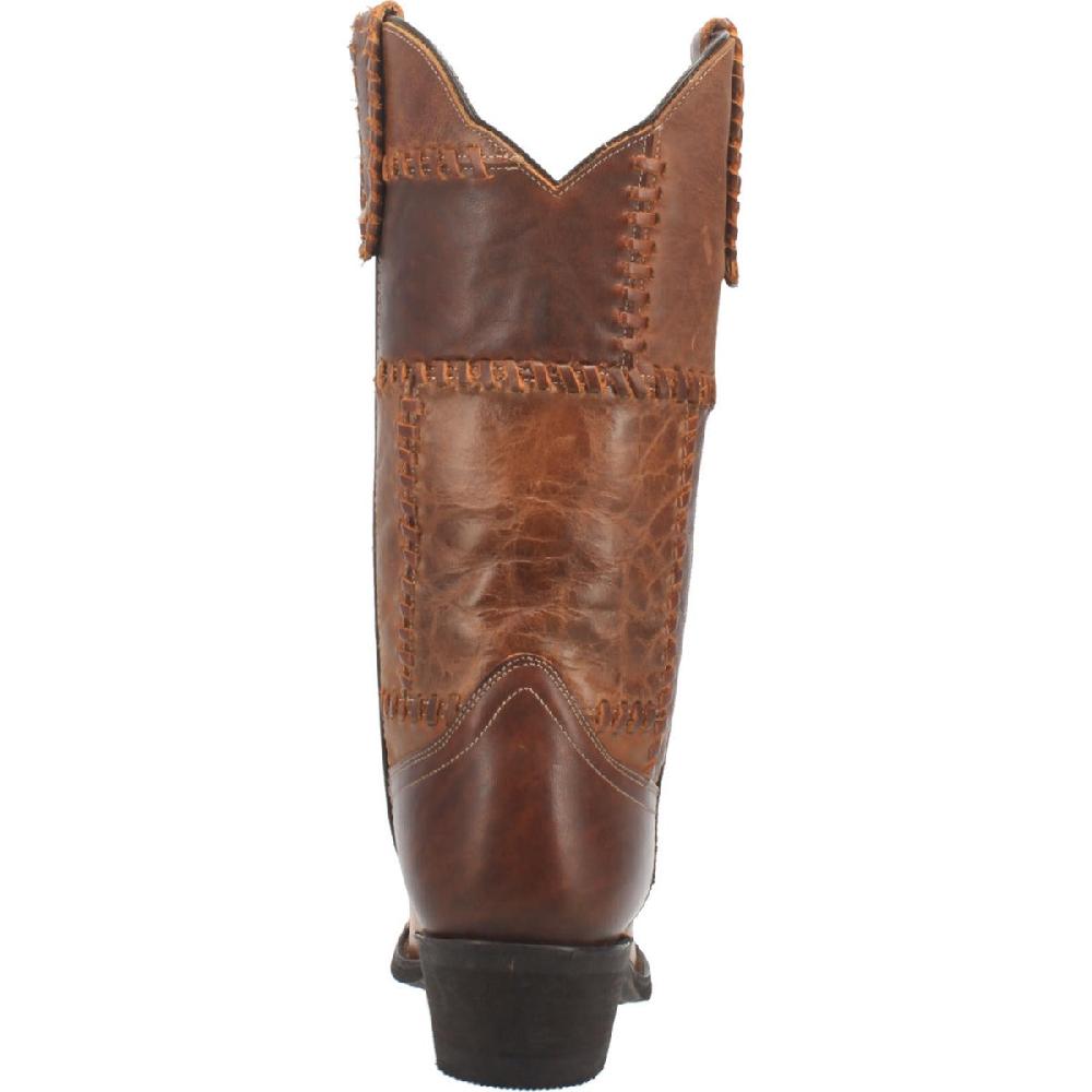 Dan Post Laredo Cognac Whiskey Run Womens Snip Toe Boots 52332