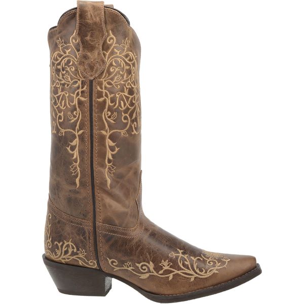 Dan Post Laredo Jasmine Distressed Leather Embroidered Womens Boots 52177