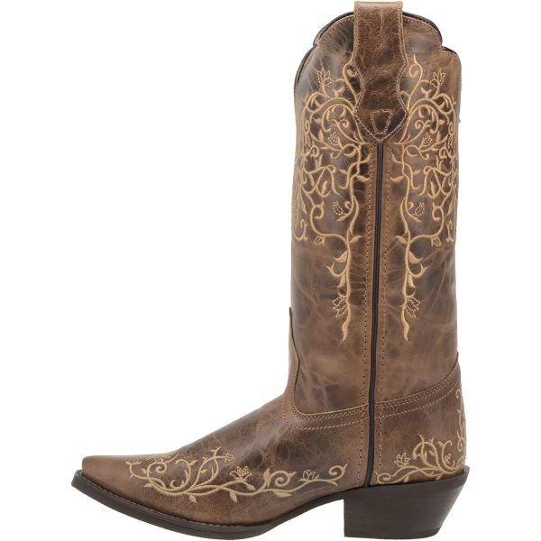 Dan Post Laredo Jasmine Distressed Leather Embroidered Womens Boots 52177