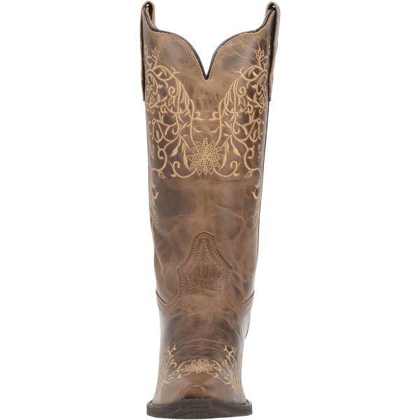 Dan Post Laredo Jasmine Distressed Leather Embroidered Womens Boots 52177