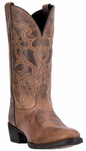 Dan Post Laredo Maddie Distressed Tan Leather Womens Western Boots 51112