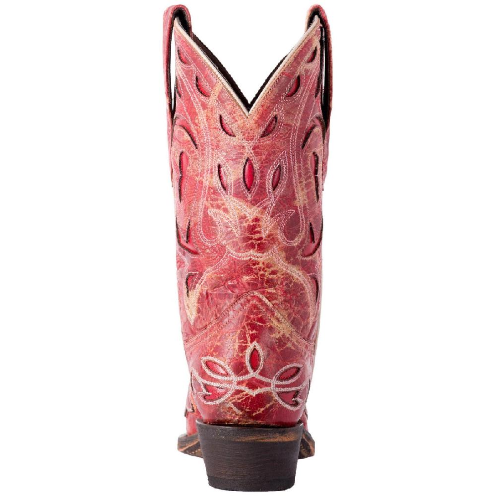 Dan Post Laredo No More Drama Red Womens Western Boots 3125