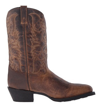 Dan Post Laredo Tan Birchwood R Toe Mens Western Boots 68452