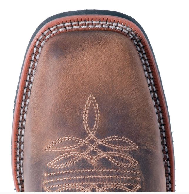 Dan Post Laredo Tan Kane Broad Square Toe Mens Western Boots 7812