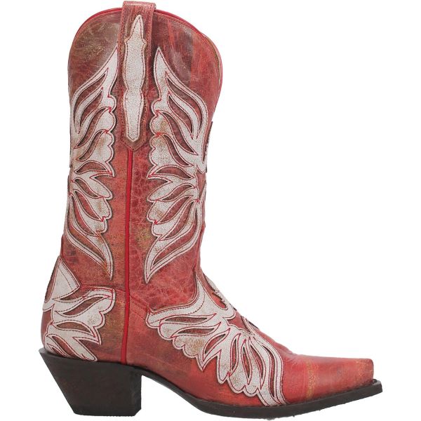 Dan Post Red Ndulgence Womens Snip Toe Western Boots DP4348