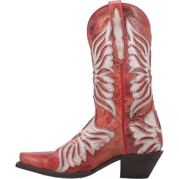 Dan Post Red Ndulgence Womens Snip Toe Western Boots DP4348