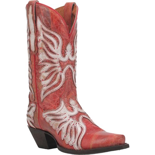 Dan Post Red Ndulgence Womens Snip Toe Western Boots DP4348