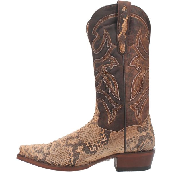 Dan Post Sand Sturgis Men's 13 Inch Snake Snip Toe Western Boots DP3058