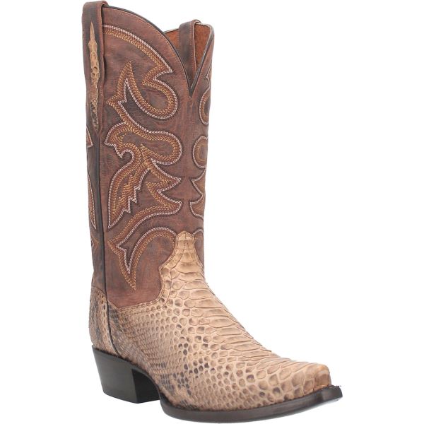 Dan Post Sand Sturgis Men's 13 Inch Snake Snip Toe Western Boots DP3058
