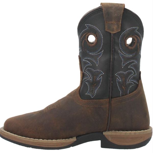 Dan Post Tan And Black Storms Eye Jr Childrens Boots DPC2969