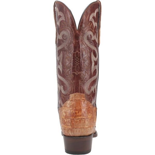 Dan Post Tan/Brown Primetime 13 Inch Caiman R Medium Round Toe Men's Western Boots DP3096